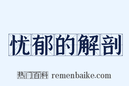 忧郁的解剖是什么意思的图片